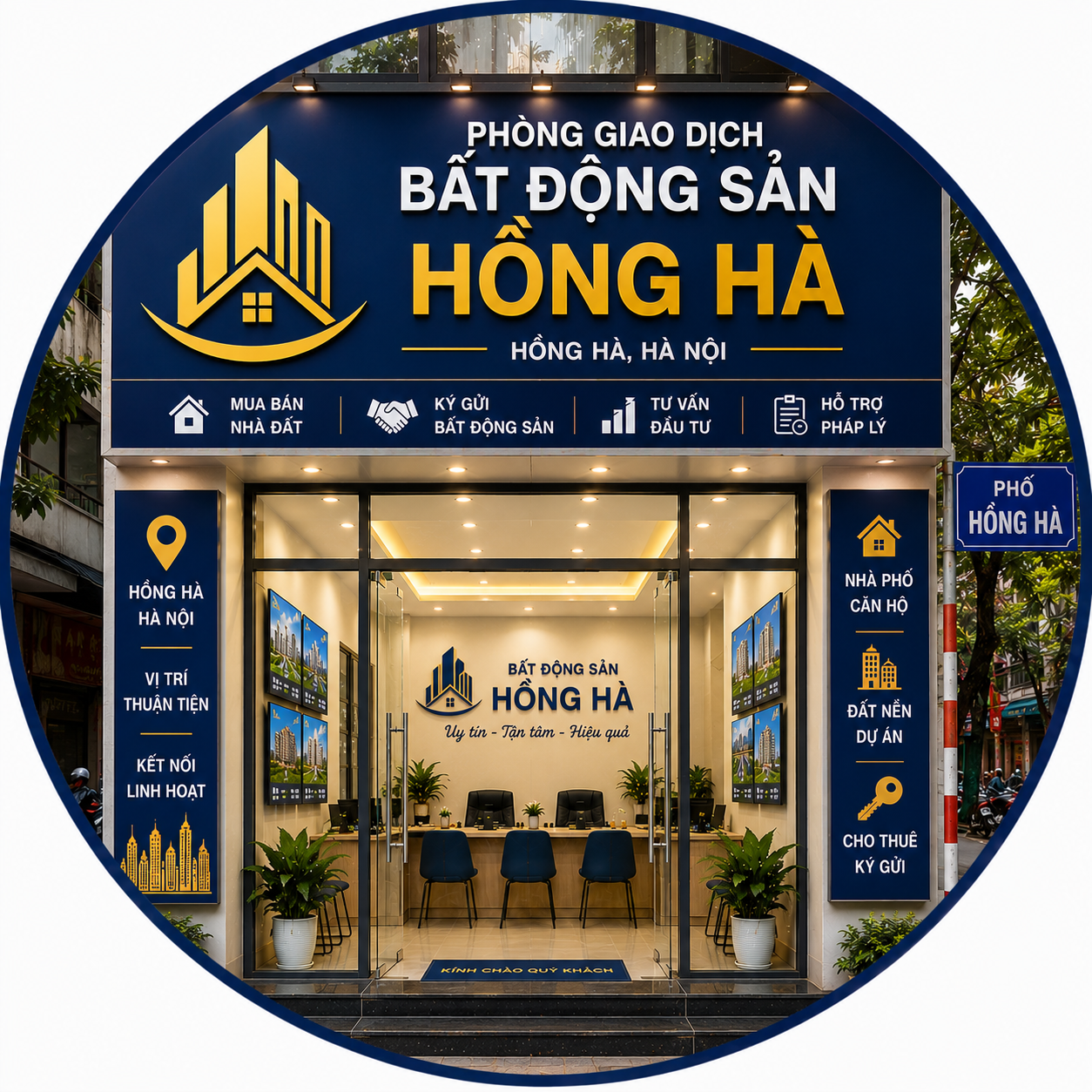 Phòng Giao Dịch Bất Động Sản Hồng Hà