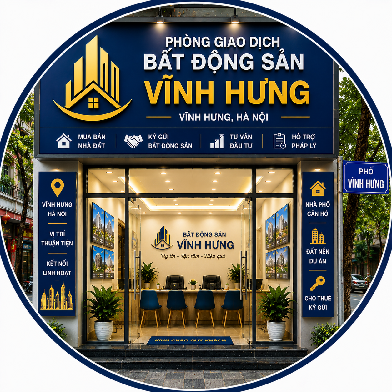 Phòng Giao Dịch Bất Động Sản Vĩnh Hưng