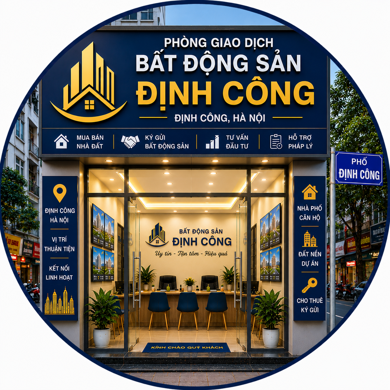 Phòng Giao Dịch Bất Động Sản Định Công