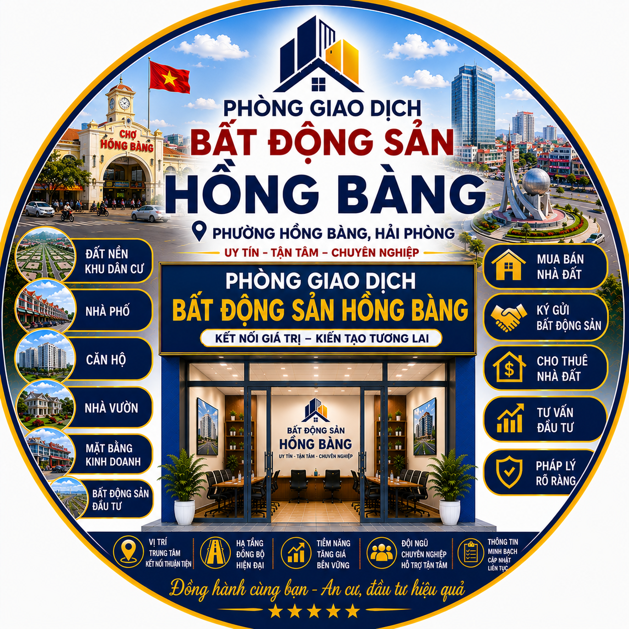 Phòng Giao Dịch Bất Động Sản Hồng Bàng