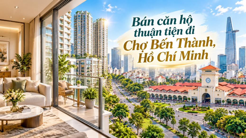 Bán căn hộ An Khánh thuận tiện đi Chợ Bến Thành