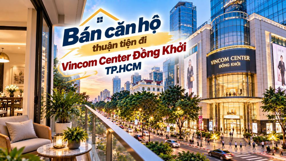 Bán căn hộ An Khánh thuận tiện đi Vincom Center Đồng Khởi