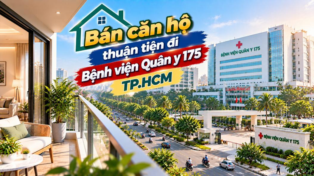 Bán căn hộ An Nhơn thuận tiện đi Bệnh viện Quân y 175