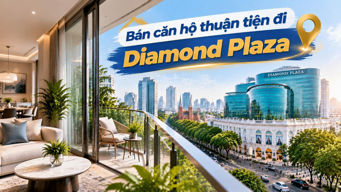 Bán căn hộ Bàn Cờ thuận tiện đi Diamond Plaza