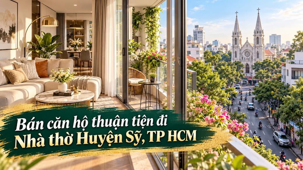 Bán căn hộ Bàn Cờ thuận tiện đi Nhà thờ Huyện Sỹ
