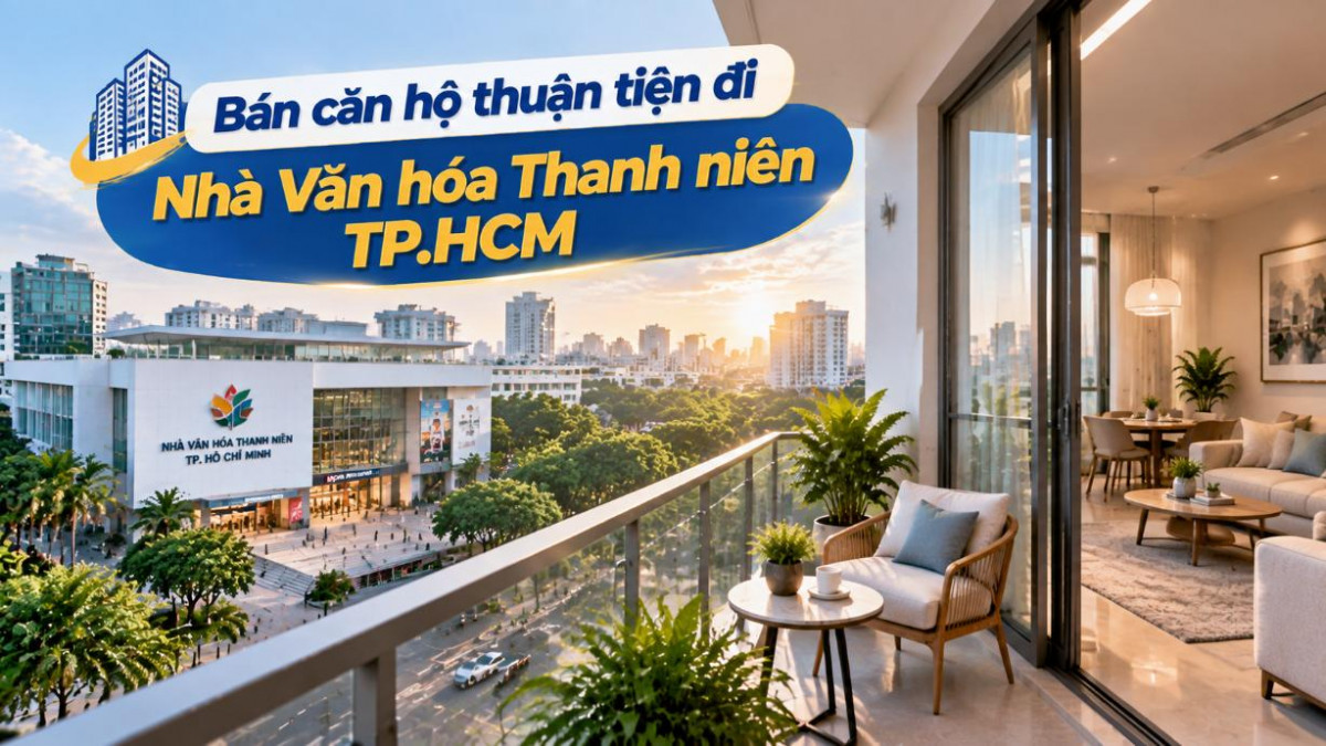Bán căn hộ Bàn Cờ thuận tiện đi Nhà Văn hóa Thanh niên