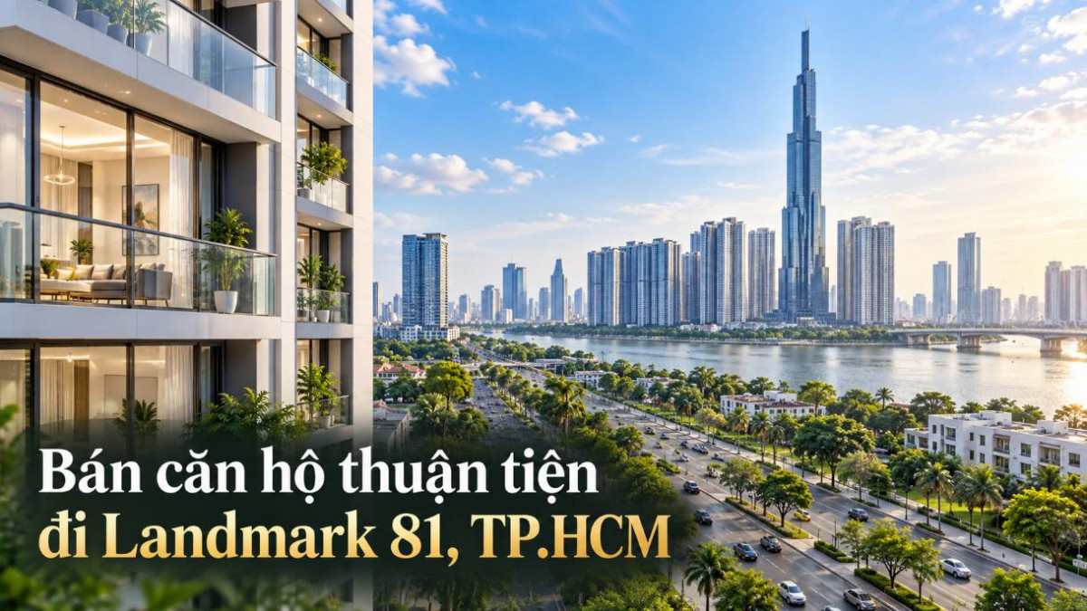 Bán căn hộ Bình Lợi Trung thuận tiện đi Landmark 81