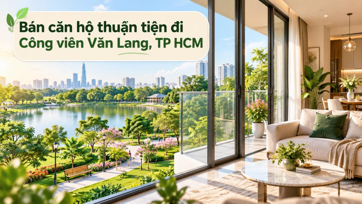 Bán căn hộ Bình Tây thuận tiện đi Công viên Văn Lang