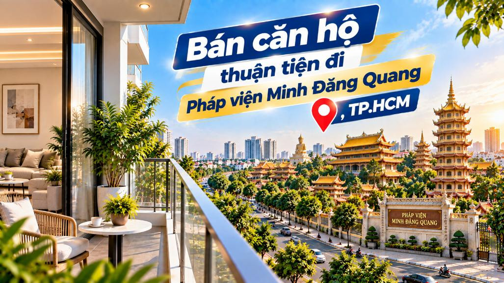 Bán căn hộ Bình Trưng thuận tiện đi Pháp viện Minh Đăng Quang