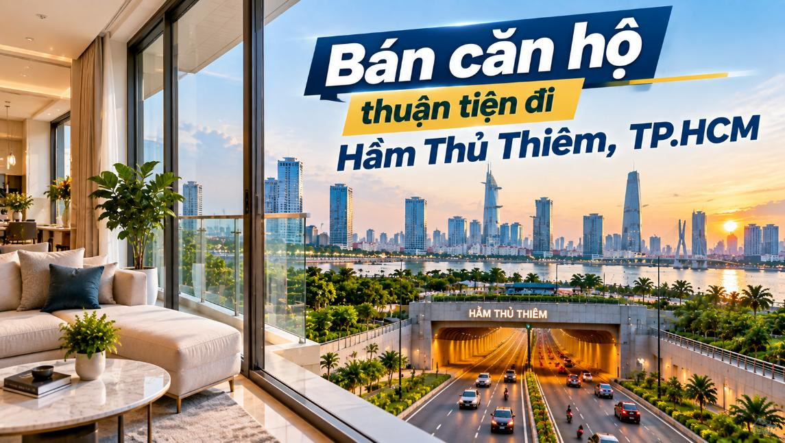 Bán căn hộ Cát Lái thuận tiện đi Hầm Thủ Thiêm