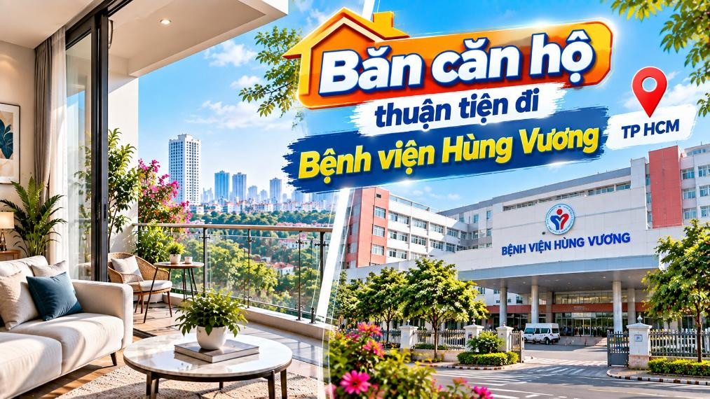 Bán căn hộ Chợ Quán thuận tiện đi Bệnh viện Hùng Vương