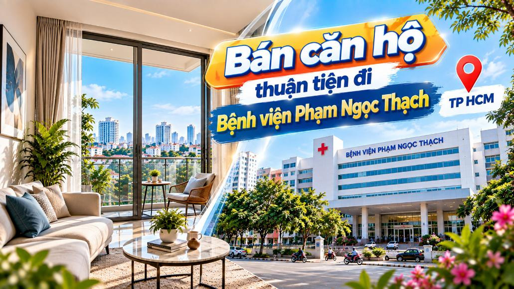 Bán căn hộ Chợ Quán thuận tiện đi Bệnh viện Phạm Ngọc Thạch