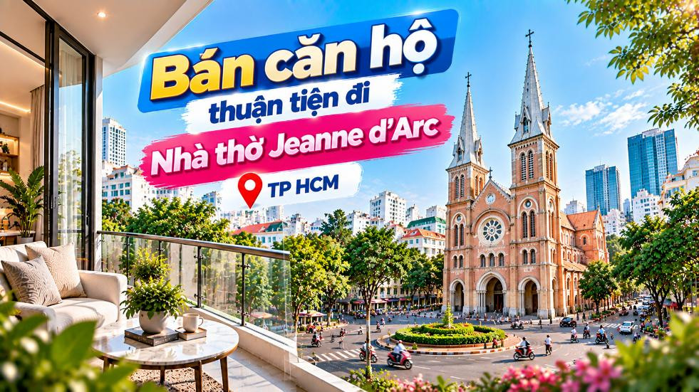Bán căn hộ Chợ Quán thuận tiện đi Nhà thờ Jeanne d'Arc