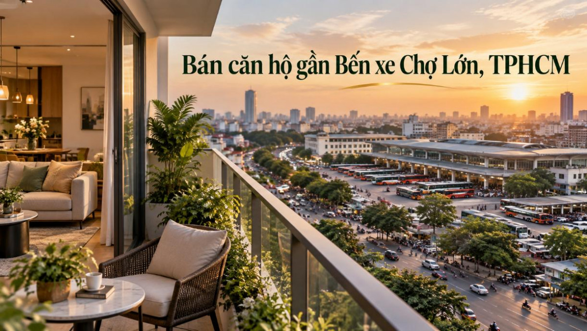 Bán căn hộ gần Bến xe Chợ Lớn – kết nối thuận tiện, dễ cho thuê