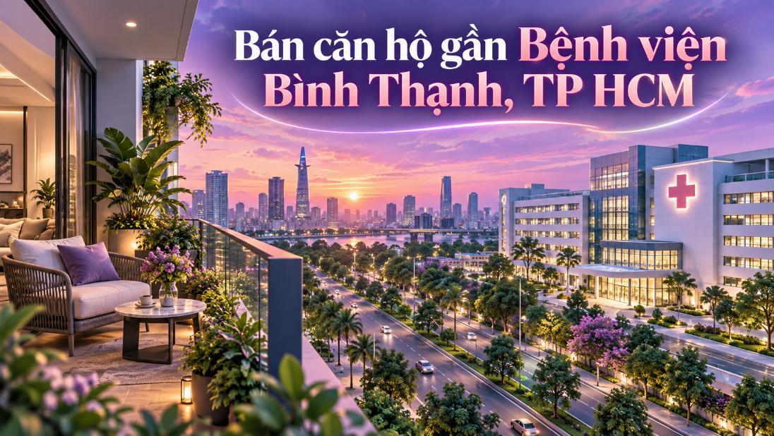 Bán căn hộ gần Bệnh viện Bình Thạnh – thuận tiện ở, dễ cho thuê