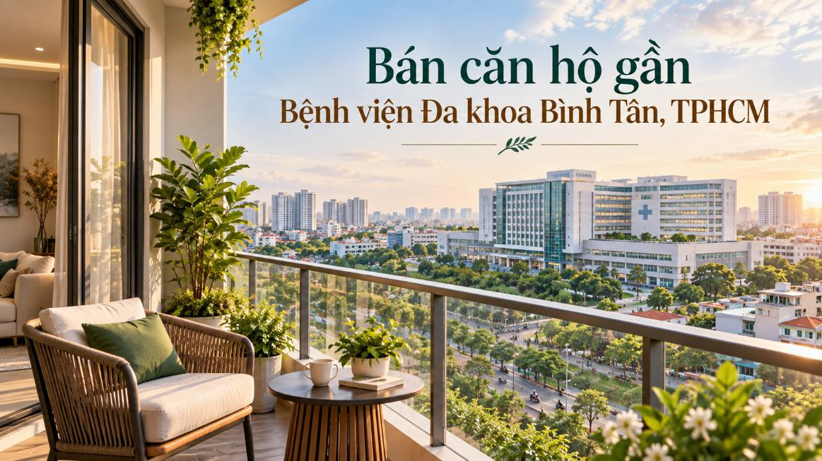 Bán căn hộ gần Bệnh viện Đa khoa Bình Tân – tiện ở, dễ cho thuê