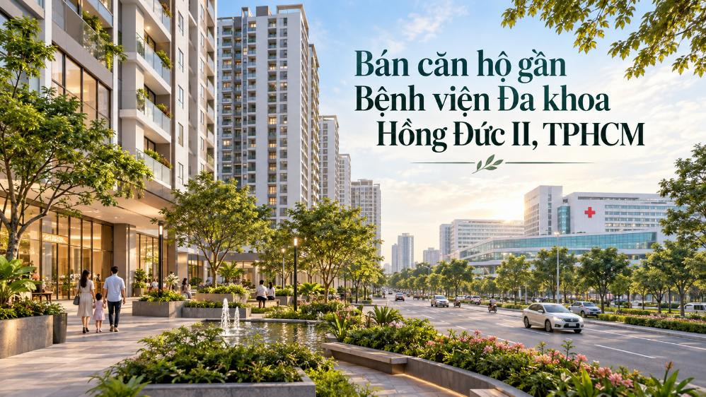 Bán căn hộ gần Bệnh viện Hồng Đức II – tiện ở, dễ cho thuê