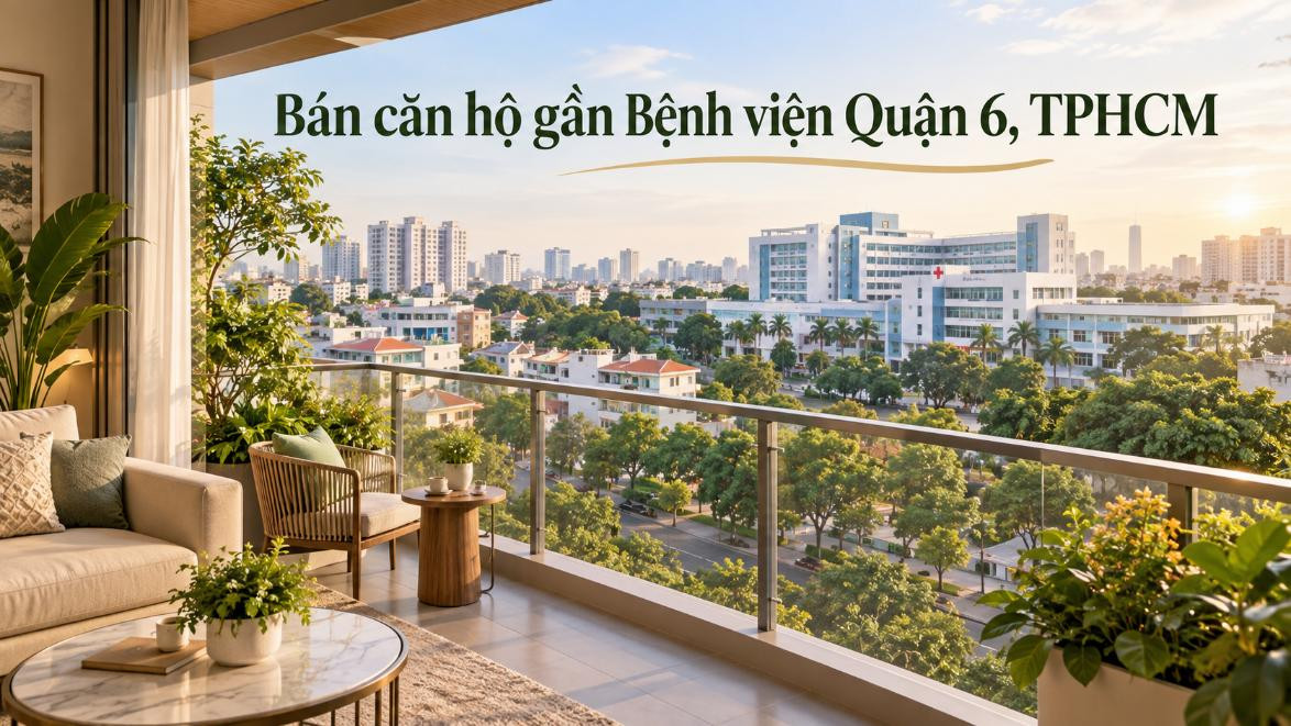 Bán căn hộ gần Bệnh viện Quận 6 – thuận tiện ở và cho thuê