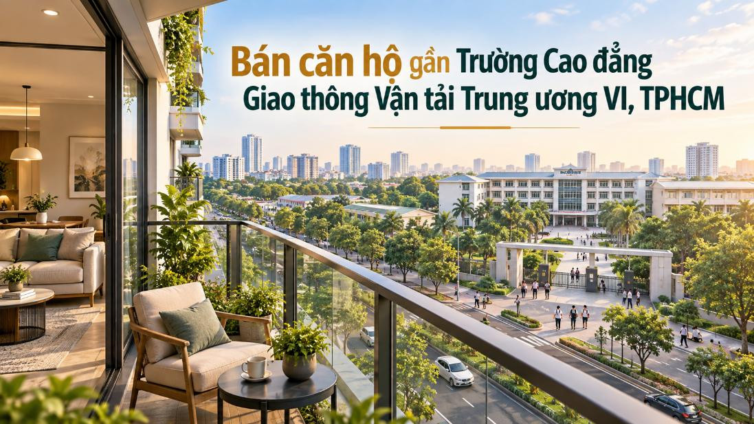 Bán căn hộ gần Cao đẳng GTVT Trung ương VI – phù hợp sinh viên, người đi làm