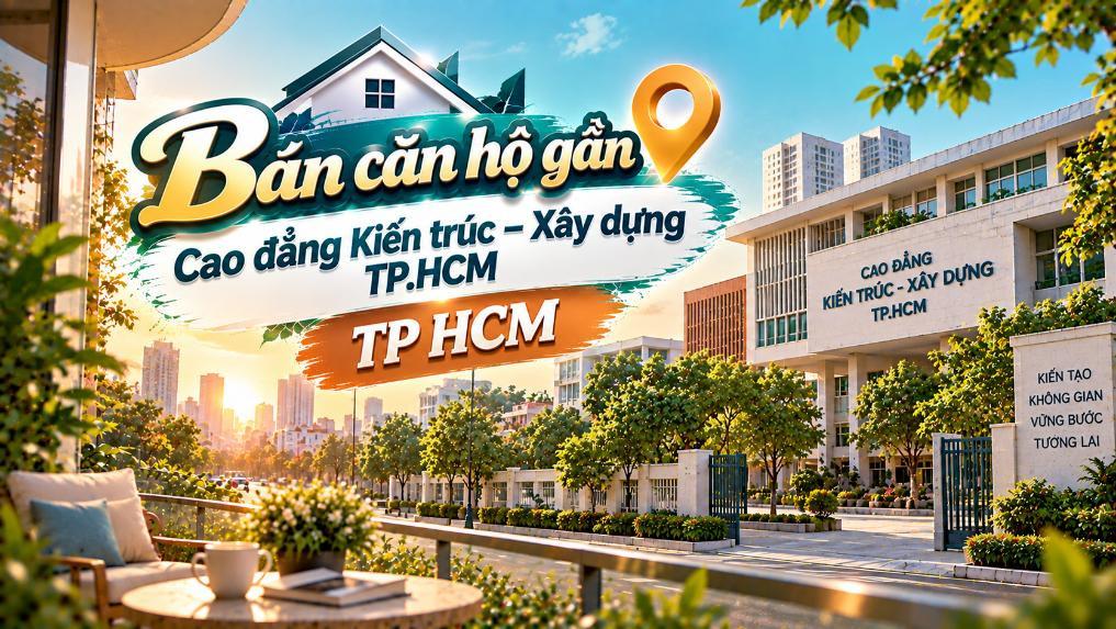 Bán căn hộ gần Cao đẳng Kiến trúc – Xây dựng – dễ khai thác cho thuê