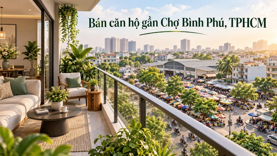 Bán căn hộ gần Chợ Bình Phú – tiện mua sắm, dễ an cư