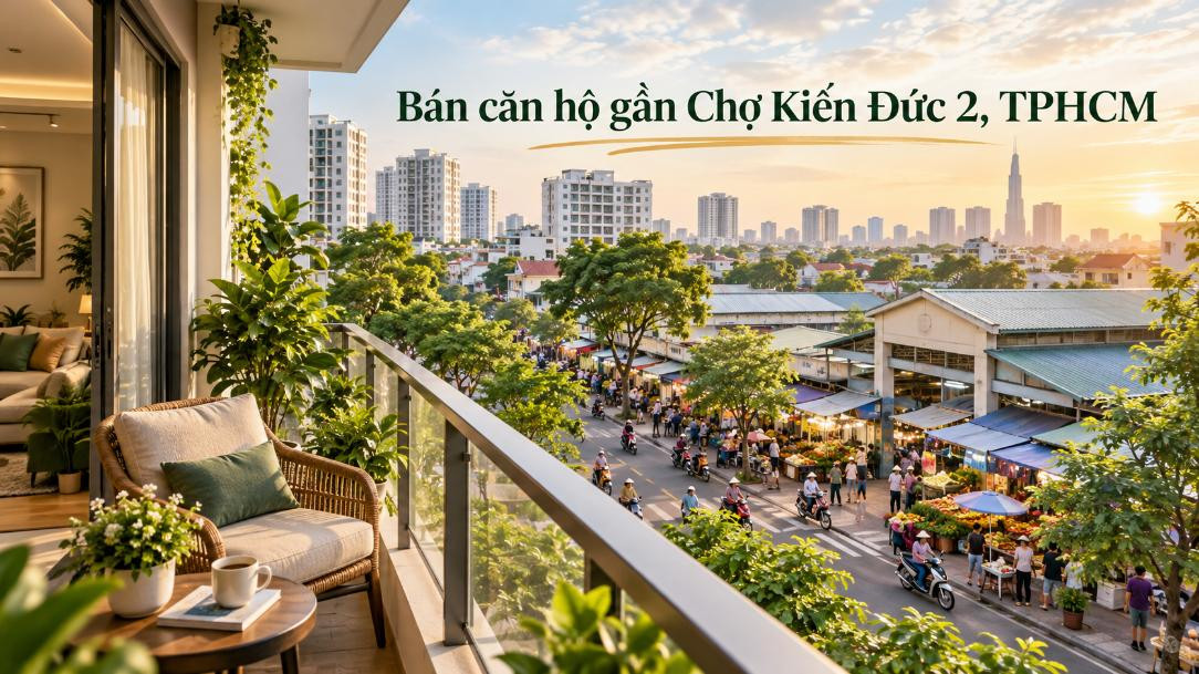 Bán căn hộ gần Chợ Kiến Đức 2 – tiện sinh hoạt, dễ cho thuê
