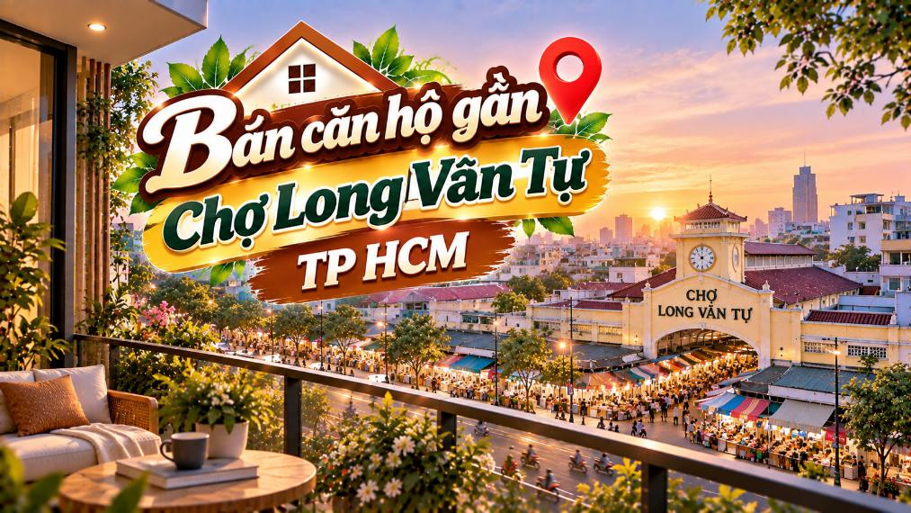 Bán căn hộ gần Chợ Long Vân Tự – thuận tiện sinh hoạt hằng ngày