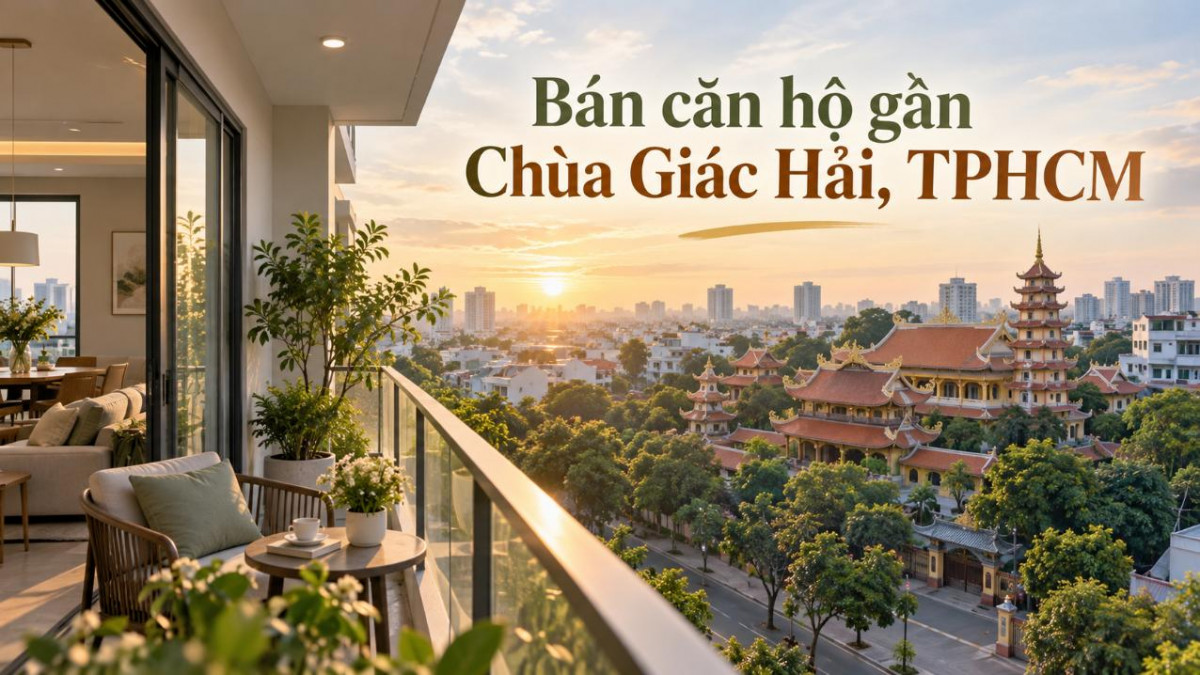 Bán căn hộ gần Chùa Giác Hải – yên tĩnh, tiện sinh hoạt
