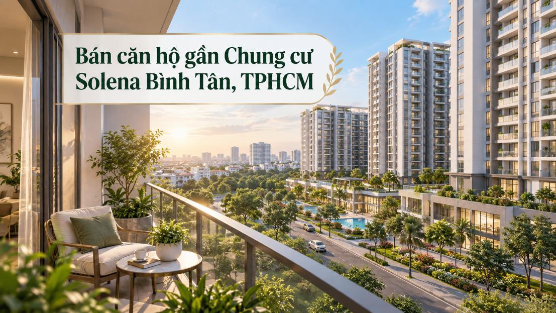Bán căn hộ gần Chung cư Solena Bình Tân – thuận tiện ở và đầu tư