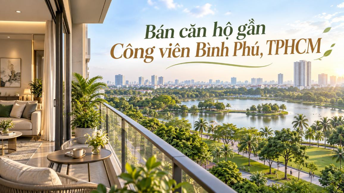 Bán căn hộ gần Công viên Bình Phú – gần không gian xanh, tiện sinh hoạt
