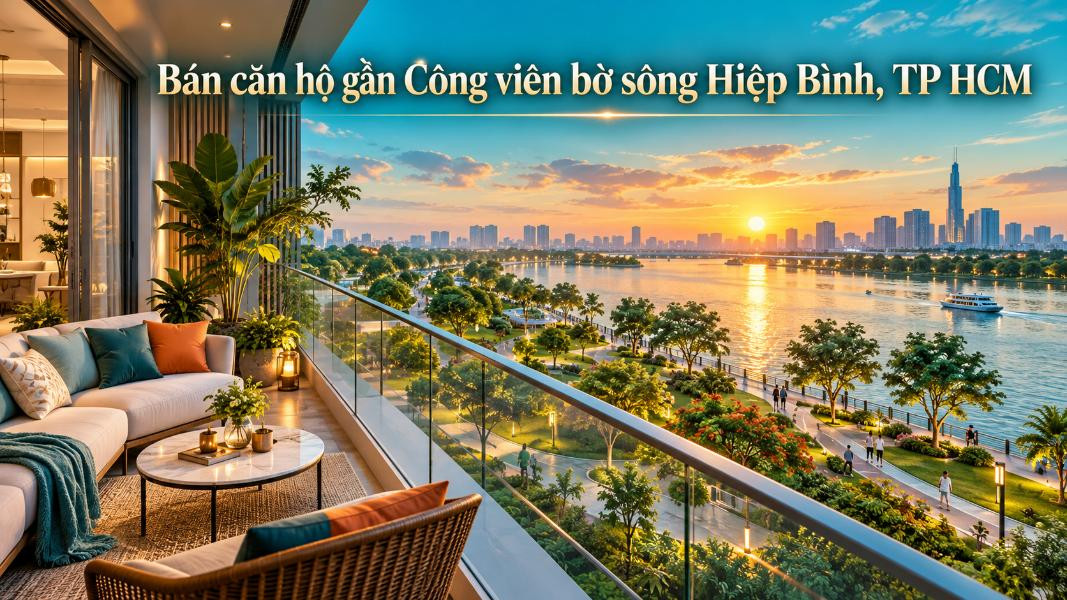 Bán căn hộ gần Công viên bờ sông Hiệp Bình – không gian sống thoáng đẹp