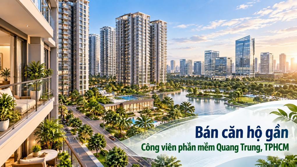 Bán căn hộ gần Công viên phần mềm Quang Trung – phù hợp người đi làm