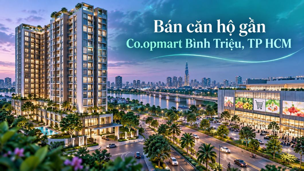 Bán căn hộ gần Co.opmart Bình Triệu – tiện ích đầy đủ, dễ an cư
