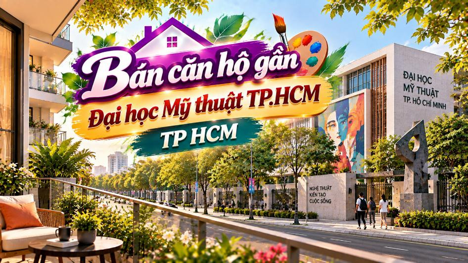 Bán căn hộ gần Đại học Mỹ thuật TP.HCM – vị trí thuận tiện, dễ ở