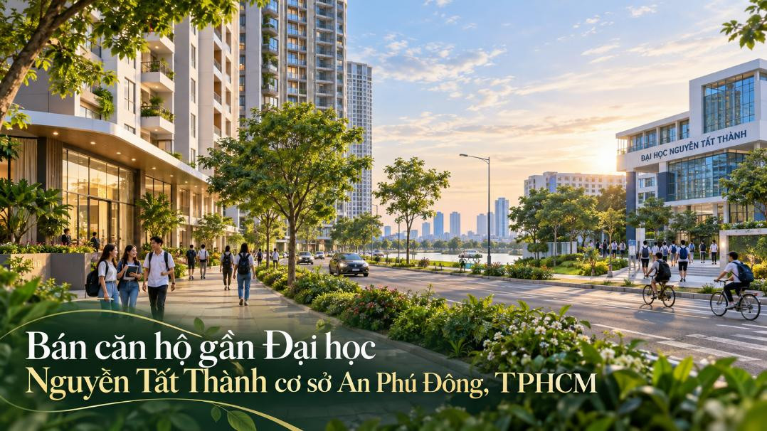 Bán căn hộ gần Đại học Nguyễn Tất Thành – phù hợp ở và đầu tư