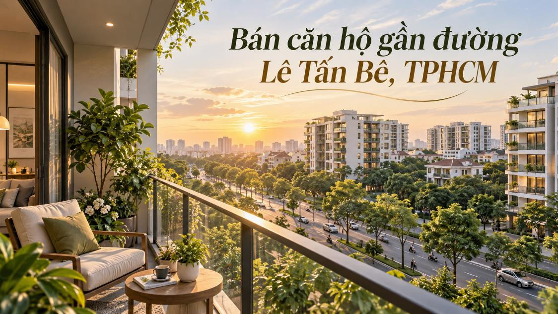 Bán căn hộ gần đường Lê Tấn Bê – tiện sinh hoạt, dễ cho thuê