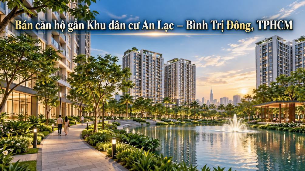 Bán căn hộ gần Khu dân cư An Lạc – Bình Trị Đông – tiện ở, dễ cho thuê
