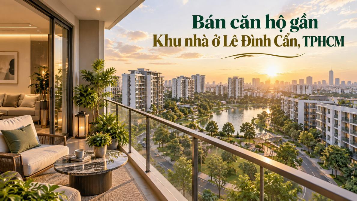 Bán căn hộ gần Khu nhà ở Lê Đình Cẩn – tiện ích gần, dễ ở