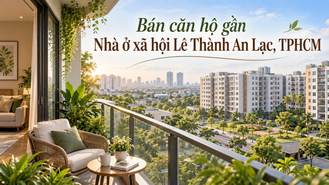 Bán căn hộ gần Lê Thành An Lạc – thuận tiện ở và cho thuê