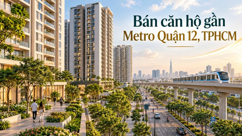 Bán căn hộ gần Metro Quận 12 – thuận tiện di chuyển, dễ đầu tư