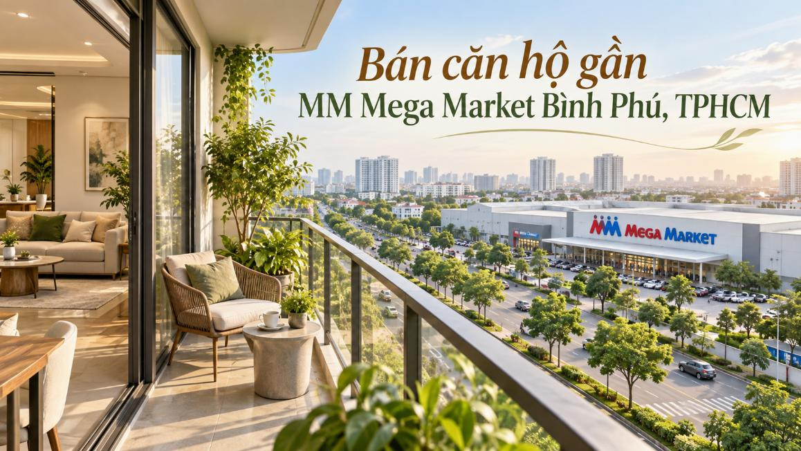 Bán căn hộ gần MM Mega Market Bình Phú – tiện ích đầy đủ, dễ ở