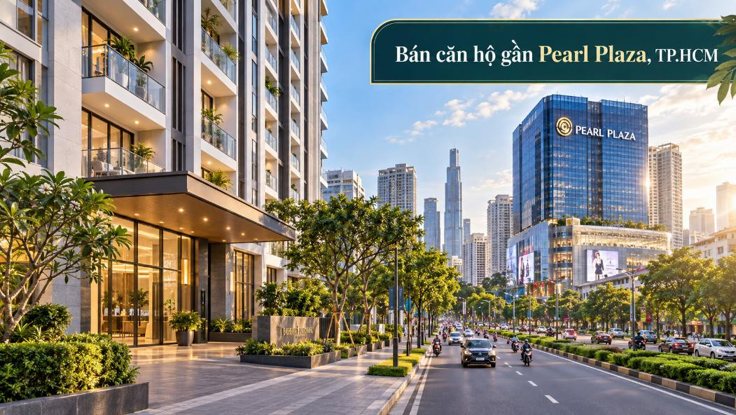 Bán căn hộ gần Pearl Plaza, tiện ích và giao thông thuận tiện