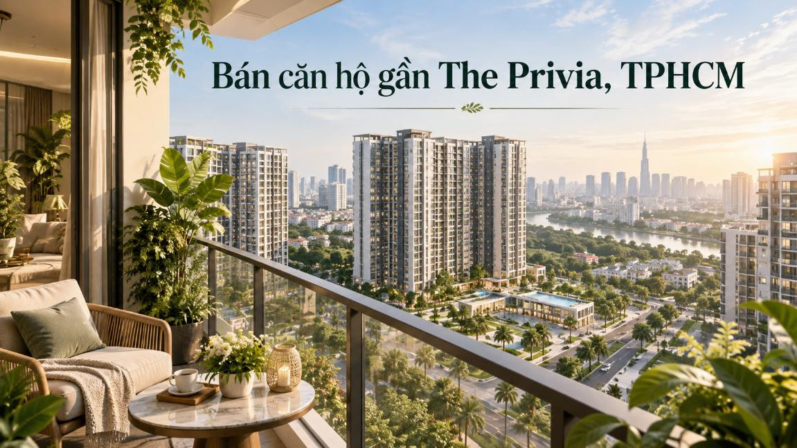Bán căn hộ gần The Privia – tiện ích hiện đại, dễ ở và cho thuê