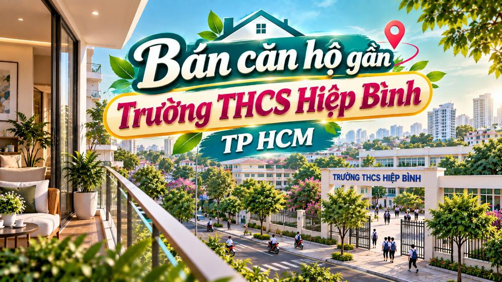 Bán căn hộ gần Trường THCS Hiệp Bình – tiện học tập và sinh hoạt