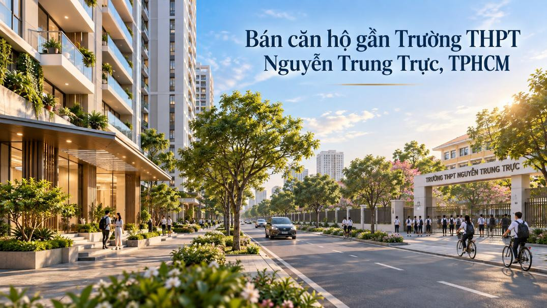 Bán căn hộ gần Trường THPT Nguyễn Trung Trực – tiện ở, dễ cho thuê