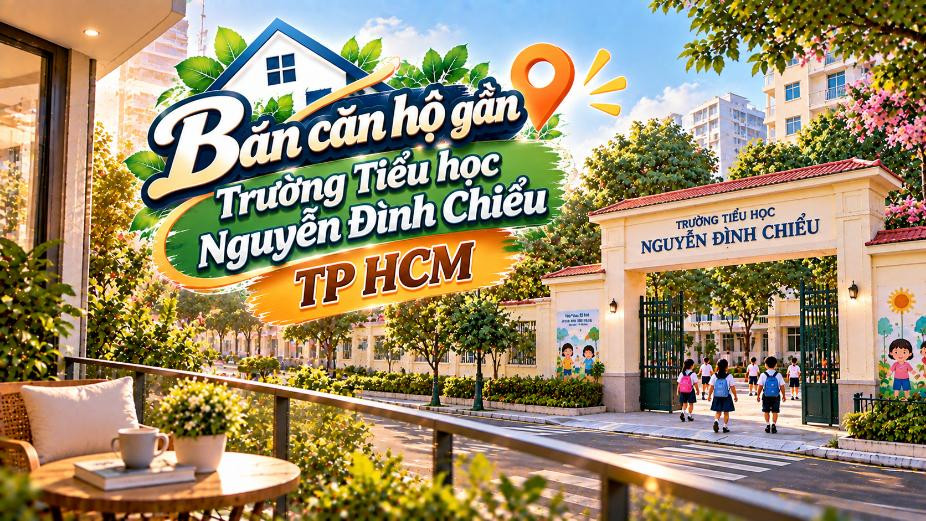 Bán căn hộ gần Trường Tiểu học Nguyễn Đình Chiểu – tiện học, dễ ở