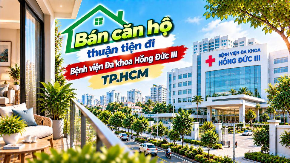 Bán căn hộ Hạnh Thông thuận tiện đi Bệnh viện Hồng Đức III
