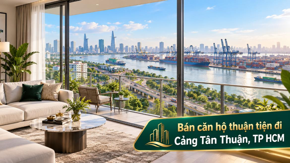 Bán căn hộ Khánh Hội thuận tiện đi Cảng Tân Thuận