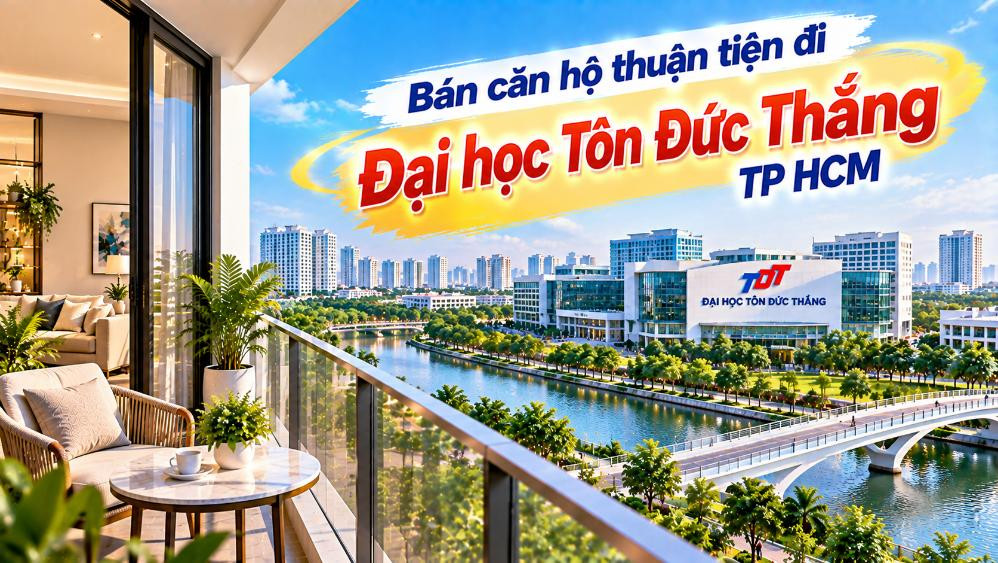 Bán căn hộ Khánh Hội thuận tiện đi Đại học Tôn Đức Thắng