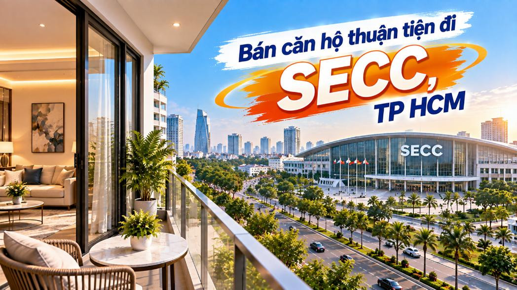 Bán căn hộ Khánh Hội thuận tiện đi SECC